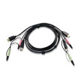 Aten 2L-7D02UH KVM Cable 1.8m with HDMI, USB & Audio to HDMI, USB & Audio