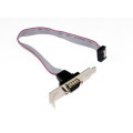 Leader CBMS13L Server - Generic DB9 Serial Header Cable with Low Profile Bracket - 30cm cable length