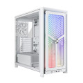 Corsair CC-9011303-WW FRAME 4000X RS Mid-Tower PC Case - White, Mid-Tower ATX/E-ATX Mini-ITX Micro-ATX 430mm GPU 170mm CPU 360mm rad TG USB-C 3x120/2x140 fans