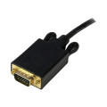 StarTech DP2VGAMM6B 1.8M DP TO VGA ADAPTER CABLE, 3YR