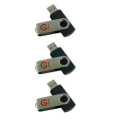 SHINTARO SH-R8GB-3PK 8GB USB 2.0 Rotating Pocket Disk - 3 Pack