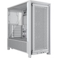 Corsair CC-9011313-WW FRAME 4000D RS Modular Mid-Tower PC Case - White, ATX, 430mm GPU, 170mm CPU cooler, 360mm rad, 1x USB-C 3.2 Gen 2