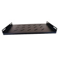 LDR WB-CA-19-45 Fixed 1U 275mm Deep Shelf Recommended for 19' 450/550mm Deep Cabinet - Black Metal Construction