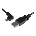 StarTech USBAUB2MLA 2M USB2.0 A TO MICRO USB2.0 B, M/M, LEFT ANGLE, LTW