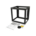 StarTech RK919WALLO 9U 19" Wall Mount Network Rack 17" Deep Open AVIT Data Rack LTW