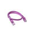 8ware PL6A-0.25PUR CAT6A Cable 0.25m (25cm) - Purple Color RJ45 Ethernet Network LAN UTP Patch Cord Snagless