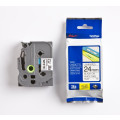 Brother TZE-251 24mm Black on White TZE Tape