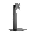 Brateck LDT22-T01 Single Free Standing Screen Pneumatic Vertical Lift Monitor Stand Fit Most 17'-32' Flat and Curved Monitors Up to 7 kg VESA 75x75/100x100