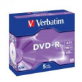 Verbatim 95049 DVD+R 16X Jewel 5pk 4.7GB