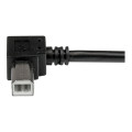 StarTech USBAB1MR 1M USB2.0 A TO USB2.0 B CABLE, M/M, RIGHT ANGLE, LTW