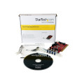 StarTech PCIUSB3S4 4 PORT PCI SUPERSPEED (5GBPS) USB 3.0 ADAPTER CARD WITH SATA / SP4 POWER - TA