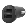 Verbatim 66599 Car Charger - Dual Port 3.4A - Black