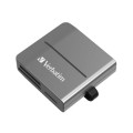 Verbatim 65678 USB 3.2 Gen 1 All- in-1 Card Reader SD, SDHC, SDXC, microSD, microSDHC, microSDXC, CF-1, Memory Stick, MS-Pro Duo, xD, and M2.
