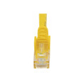 StarTech N6PATC2MYL 2M CAT6 ETHERNET CABLE YELLOW 650MHZ 100W SNAGLESS PATCH CORD, LTW