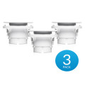 Ubiquiti UVC-G3-F-C-3 UVC-G3-FLEX Camera Ceiling Mount Accessory, 3-pack, Compatible with G3 Flex & G5 Flex