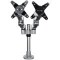StarTech ARMDUALPS Desk Mount Dual Monitor Arm, Premium Articulating Desktop VESA Mount up to 27" (17.6lb/8kg) Displays, Height Adjustable - VESA 75x75/100x100mm heavy duty dual monitor mount for two displays up to 30in (22lb) each - Ergonomic height adju