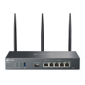 TP-LINK ER706W OMADA AX3000 DUAL-BAND GIGABIT VPN ROUTER, GbE SFP(1),WAN(1), LAN/WAN(4), 5YR