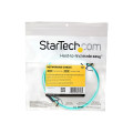 StarTech A50FBLCLC1 1M LC FIBER OPTIC CABLE ,10GB, MM DUPLEX 50 /125 - LSZH, LTW (AQUA)