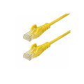 StarTech N6PAT150CMYLS 1.5m Yellow Slim CAT6 Ethernet Cable, Snagless, 28AWG, LSZH, LTW