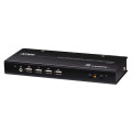 Aten CS742H-AT-U Desktop 2-Port USB 4K HDMI Dual-Display KVMP™ Switch, up to 4096 x 2160 @ 60 Hz, Video DynaSync™, (Cables included)