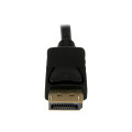 StarTech DP2DVIMM3BS 1M DP TO DVI ADAPTER CABLE - ACTIVE DP 1.2 TO DVI-D 3YR