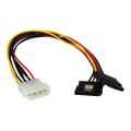 StarTech PYO2LP4LSATA 12IN LP4 TO 2X LATCHING SATA POWER Y CABLE SPLITTER ADAPTER - 4 PIN LP4 TO DU