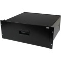 StarTech 4UDRAWER 4U Black Steel Storage Drawer for 19in Racks and Cabinets - 4U Black Sliding Rack Storage Drawer - Add a rugged 4U storage drawer to any standard 19in server rack or cabinet - rackmount drawer - 4u drawer - rackmount storage - rack stora