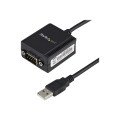 StarTech ICUSB2321F USB TO RS232 DB9 SERIAL ADAPTER, M/M, 1.8M, COM RETENTION, FTDI, 2YR