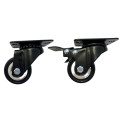 LDR WB-CA-10 2' PP Rack Caster Wheels 2x With Brakes & 2x Without Brakes - Pack of 4 Wheels Total