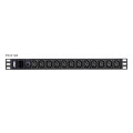 Aten PE0212G-AT-G 12-Port 15A Power Distriubiton Unit - Basic PDU, 1U Rackmount Design 12x C13, Overload protection