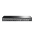 TP-LINK SG3452 Omada 48-Port Gigabit L2+ Managed Switch with 4 SFP Slots, Omada SDN, Centralised Mgt, Static Routing (T2600G-52TS)