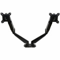 StarTech ARMSLIMDUO Dual Monitor Arm, USB Hub and Audio Ports in Base, Monitors up to 32" (17.6lb/8kg), VESA Monitor Stand Desk Mount - Increase productivity by mounting two monitors up to 32" , with full-motion articulation - Dual-Monitor Arm - Works on