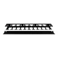 StarTech CMDUCT1UX 1U 19" FINGER DUCT RACK CABLE MANAGER W/ COVER