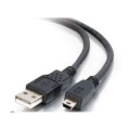8ware UC2-MINI2OEM USB 2.0 Cable 1m A Male to Mini B Black (Pack of 10)