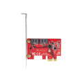 StarTech 2P6G-PCIE-SATA-CARD SATA PCIE CARD - 2 PORT PCIE SATA EXPANSION CARD - 6GBPS - FULL/LOW PROFILE -