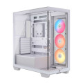 Corsair CC-9011323-WW 3500X RS-R ARGB Mid-Tower PC Case - White, ARGB, ATX/E-ATX, Tempered Glass, 425mm GPU, 170mm CPU, 360mm radiator, USB-C, 2yr wty