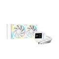 DEEPCOOL R-LM240-WHDMMC-1 LM240 WH ARGB Liquid Cooler With Mini LCD Screen IntelLGA1851/1700/1200/1151/1150/1155 AMDAM5/AM4