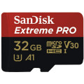 Sandisk SDSQXCG-032G-GN6MA Extreme Pro 32GB microSD SDHC SQXCG 100MB/s 90MB/s V30 U3 C10 UHS-1 4K UHD Shock temperature water & X-ray proof with SD Adaptor >16GB