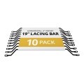 StarTech CMLB104 HORIZONTAL CABLE LACING BARS FOR RACKS, 4" OFFSET, 10 PACK, 2YR