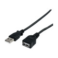 StarTech USBEXTAA6BK 2M USB2.0 A TO A EXTENSION CABLE, M/F, BLACK, LTW