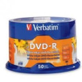 Verbatim 95137 DVD-R 4.7GB 50Pk White InkJet 16x