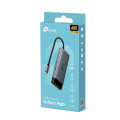 TP-LINK UH5020C 5 PORTS PORTABLE HUB, HDMI 4K@60Hz(1), 100W PD(1), USB-C(1), USB-A DATA(2), 1YR
