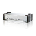Aten VS164-AT-U Video Splitter 4 Port DVI Video Splitter w/ Audio, 1920x1200@60Hz, Cascadable to 3 Levels (Up to 64 Outputs)