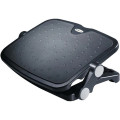 StarTech FTRST1 Footrest - TAA Compliant - Black - Create a more comfortable, ergonomic workspace - Adjustable Under Desk Foot Rest - Ergonomic Footrest for Desk - Large 18x14in platform - Office Footrest Stool - Two Adjustable heights(3.7in to 4.8in) - T
