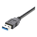 StarTech USB3SEXT5DKB 1.5M USB 3.0 A TO A EXTENSION CABLE, M/F, BLACK, DESKTOP BASE, LTW