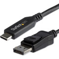 StarTech CDP2DP146B 6ft/1.8m USB C to Displayport 1.4 Cable Adapter - 4K/5K/8K USB Type C to DP 1.4 Monitor Video Converter Cable - HDR/HBR3/DSC - USB-C to DisplayPort 1.4 cable with HDR/DisplayHDR/HBR3/DSC/HDCP 2.2/1.4; 8K 60Hz/4K 120Hz/1080p - USB-C to