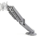 StarTech ARMSLIMDUOS Desk Mount Dual Monitor Arm with USB & 3.5mm Audio, Desk Clamp Ergonomic VESA Mount for up to 32" (17.6lb/8kg) Displays - Height Adjustable - 2 Display(s) Supported - 38.1 cm to 81.3 cm (32") Screen Support - 15.97 kg Load Capacity -