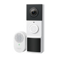 TP-LINK TD21 Tapo Video Doorbell Camera, Ringtones, 230 days battery life, Head to Toe View (16:9), 160° Diagonal Field of View, Smart Detection and N