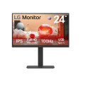 LG 24BA750-B 24' Full HD IPS 100Hz Monitor, 1920x1080, Built-in Power&Speaker, USB-C 65W PD, RJ45, sRGB 99%, 5ms, 16:9, versatile stand Tilt/Height/Swivel/Pivot
