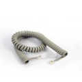 Fanvil LCDAA100019A0 curly cord for V67/V65 series headset, curve，gray, RJ9